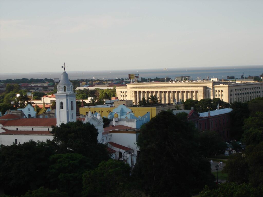 Vista panorâmica do Bairro da Recoleta